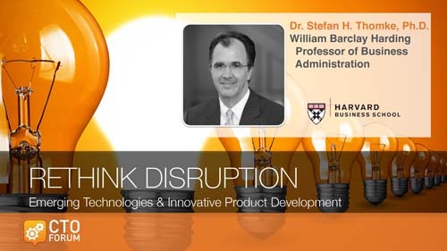 Keynote Lecture: Professor Stefan Thomke at 2020 RETHINK DISRUPTION
